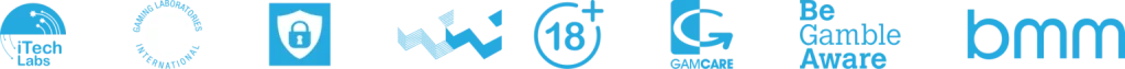 Chứng nhận đối tác C168 gồm iTech Labs, BMM Testlabs, GamCare và BeGambleAware