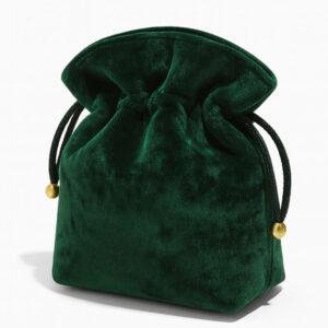 Velvet Emerald Pouch