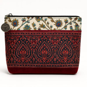 Persian Garden Velvet Pouch